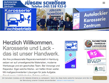 Tablet Screenshot of juergenschroeder.com